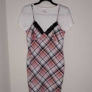 Shirt Combo Dress (L)